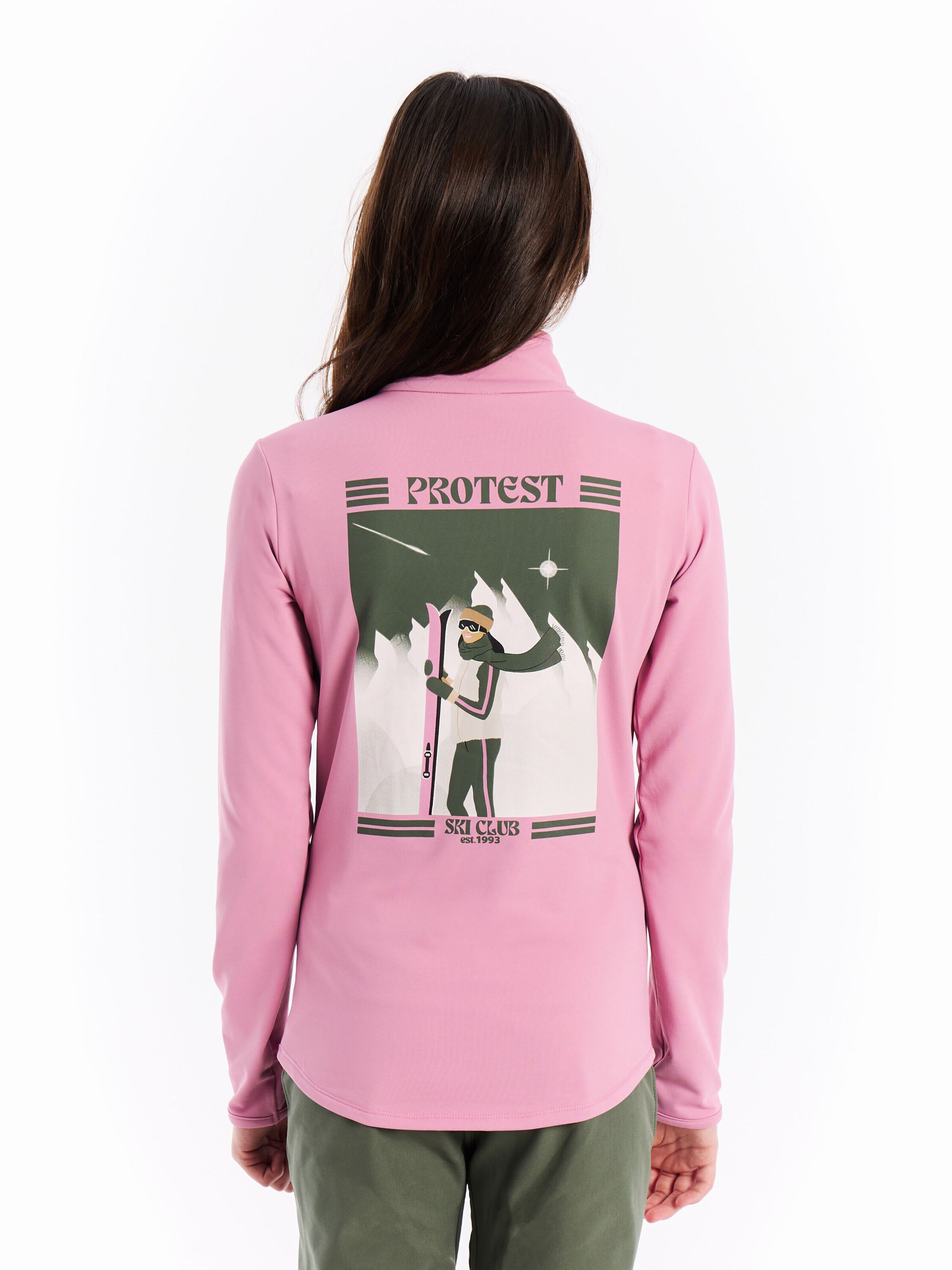 PROTEST Sports sweatshirt in Pink