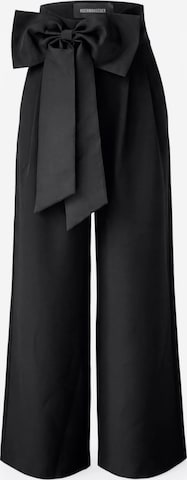 Hoermanseder Loose fit Trousers in Black: front