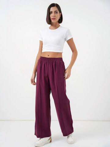 Wide leg Pantaloni di Bigdart in rosso