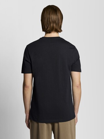 T-Shirt 'Fine Slub' Lyle & Scott en noir