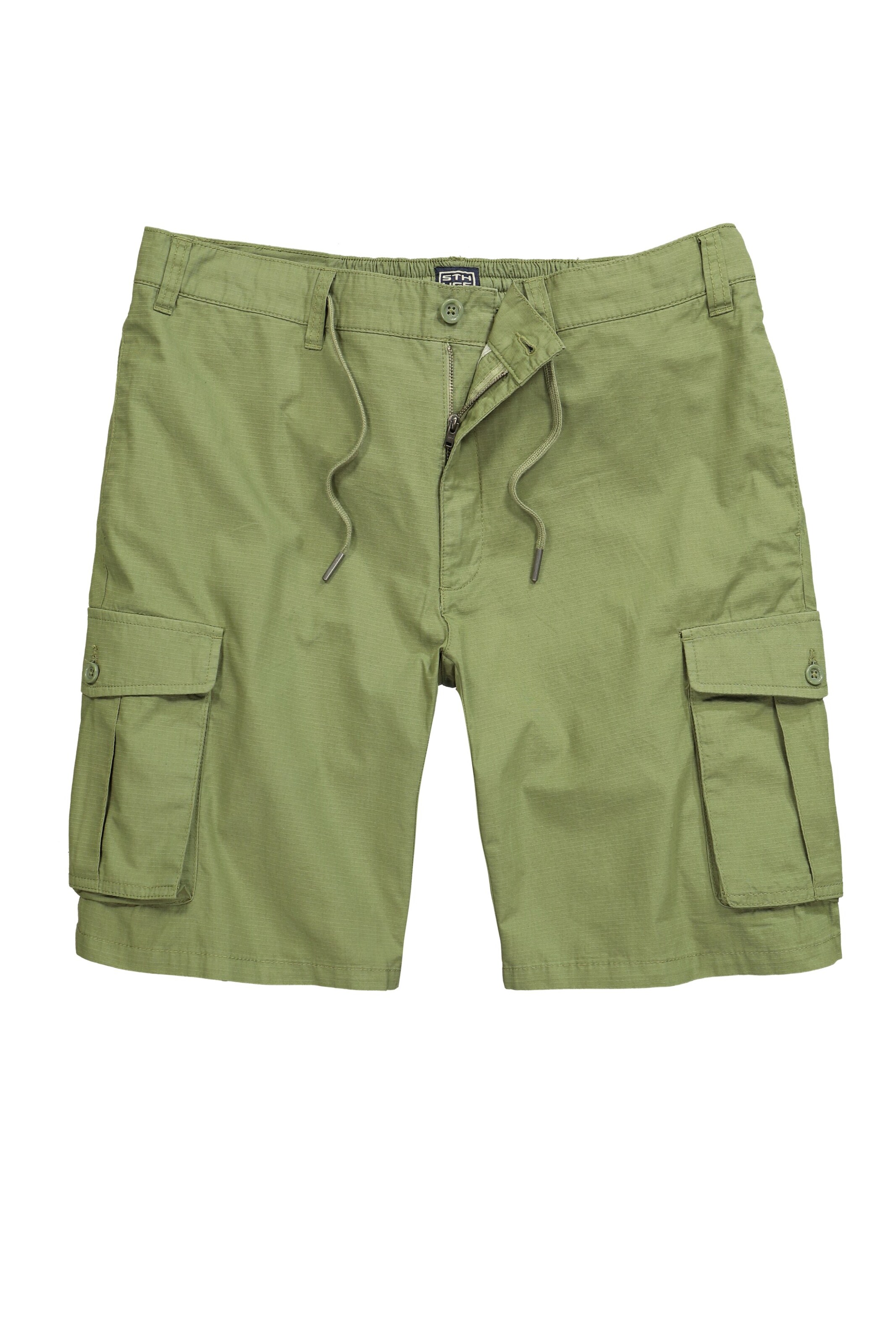 STHUGE Regular Bermuda in Grün: Vorderseite
