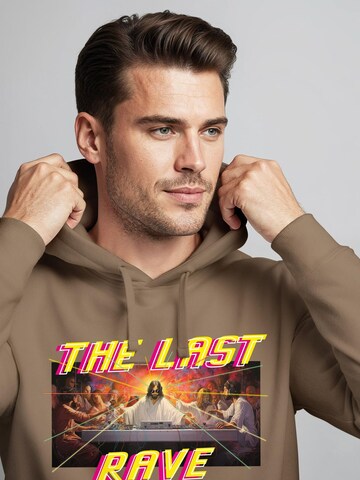 Neverless Sweatshirt 'The Last Rave' in Brown