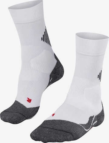 FALKE Athletic Socks '4GRIP Stabilizing' in White: front