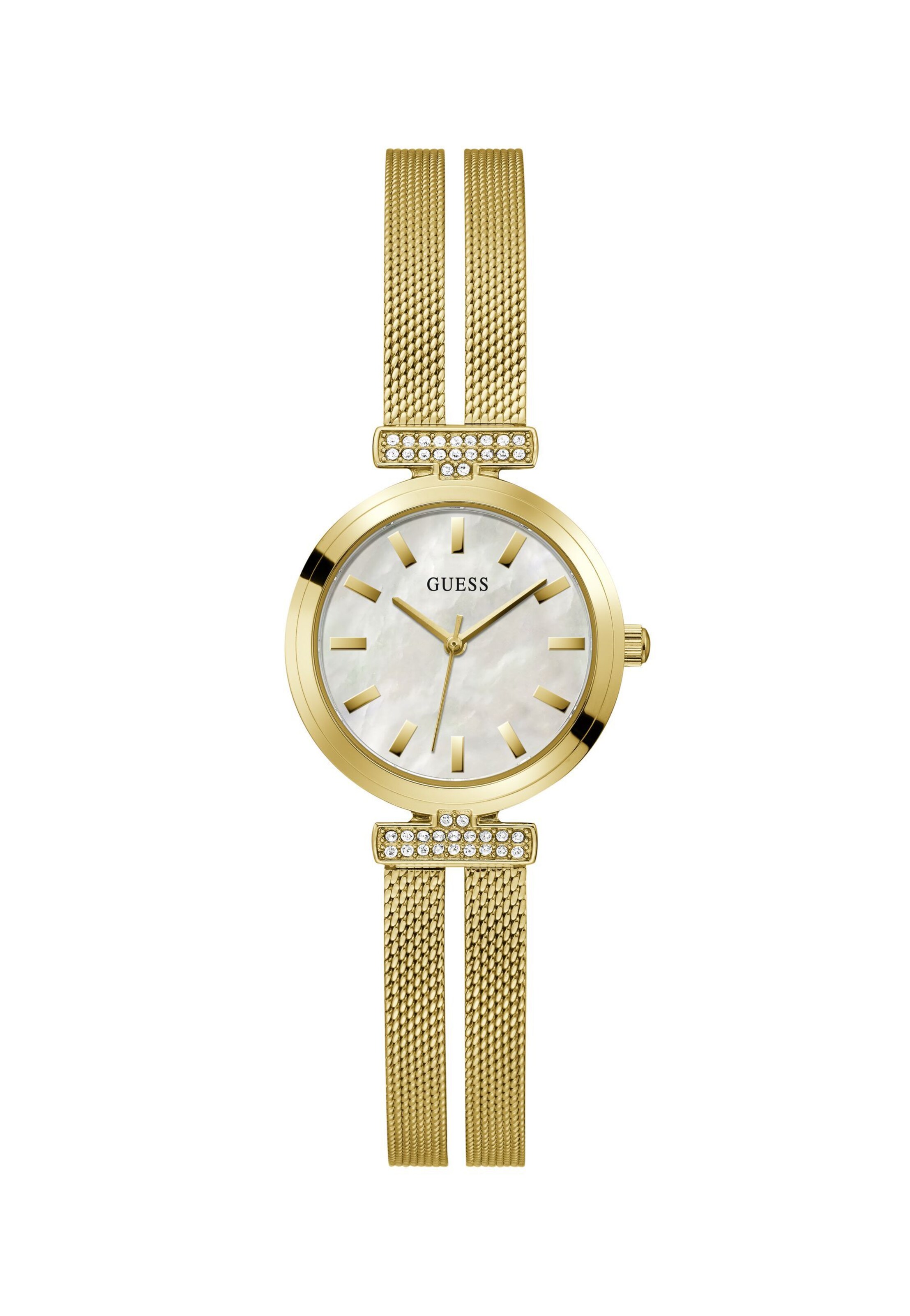 GUESS Uhr 'Array' in Gold: Vorderseite