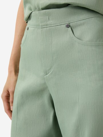 BOGNER Wide Leg Hose 'Rayen' in Grün