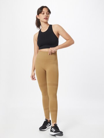 Skinny Pantalon de sport Casall en marron