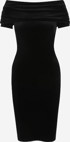 Rochie de cocktail 'ALMA' de la Noisy May Petite pe negru: față