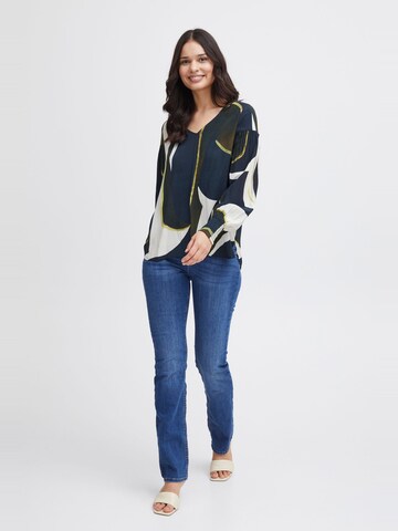 Chemisier ' Lena ' Fransa en bleu