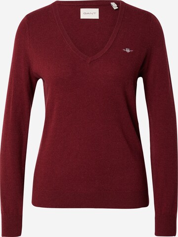 Pull-over GANT en rouge : devant