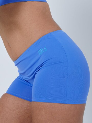 SPORTKIND Skinny Sporthose 'Short Tights'‌‌‌‌‌‌‌ in Blau