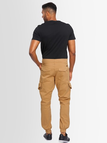 Regular Pantalon cargo 'AS274' Alessandro Salvarini en beige