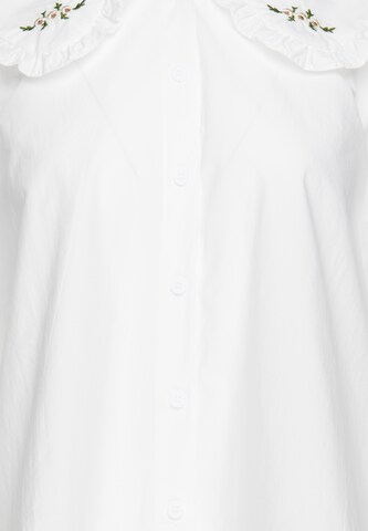 Usha - Blusa en blanco
