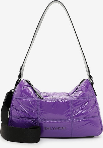 Emily & Noah Shoulder Bag 'Nena' in Purple: front