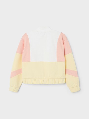 NAME IT Sweat jacket in Yellow