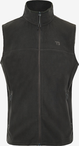 Threadbare Vest 'Hike' in Grey: front