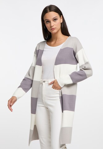 Cardigan 'Vanne' RISA en gris : devant