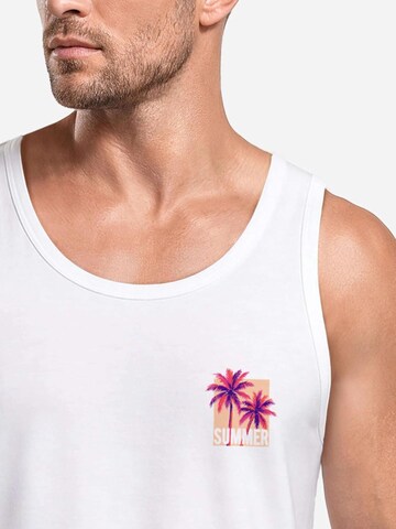Neverless Shirt 'Palme Summer'‌‌‌‌ in Weiß