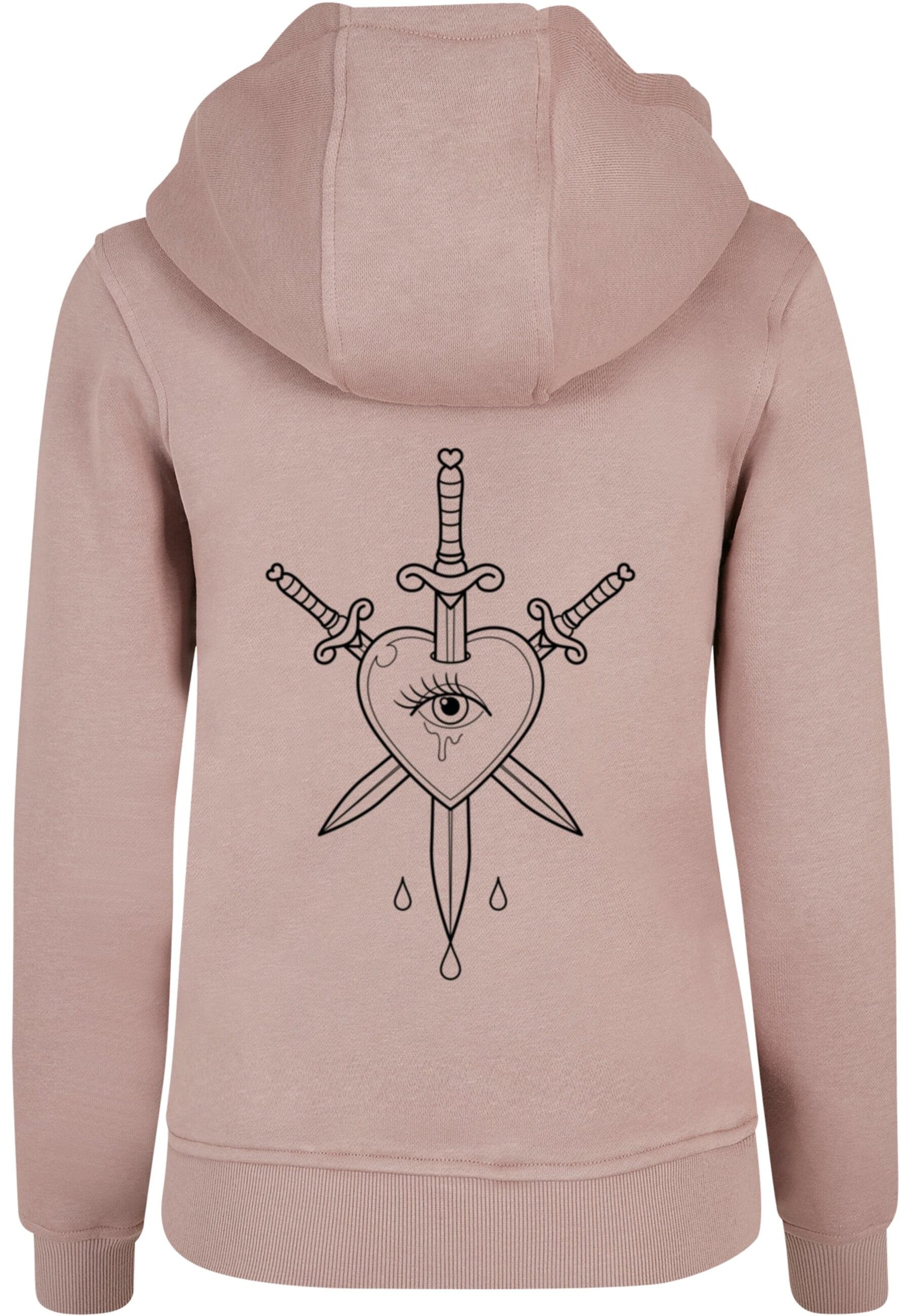 Mister Tee Sweatshirt 'Heartbreaker Lovetaker' in Pink