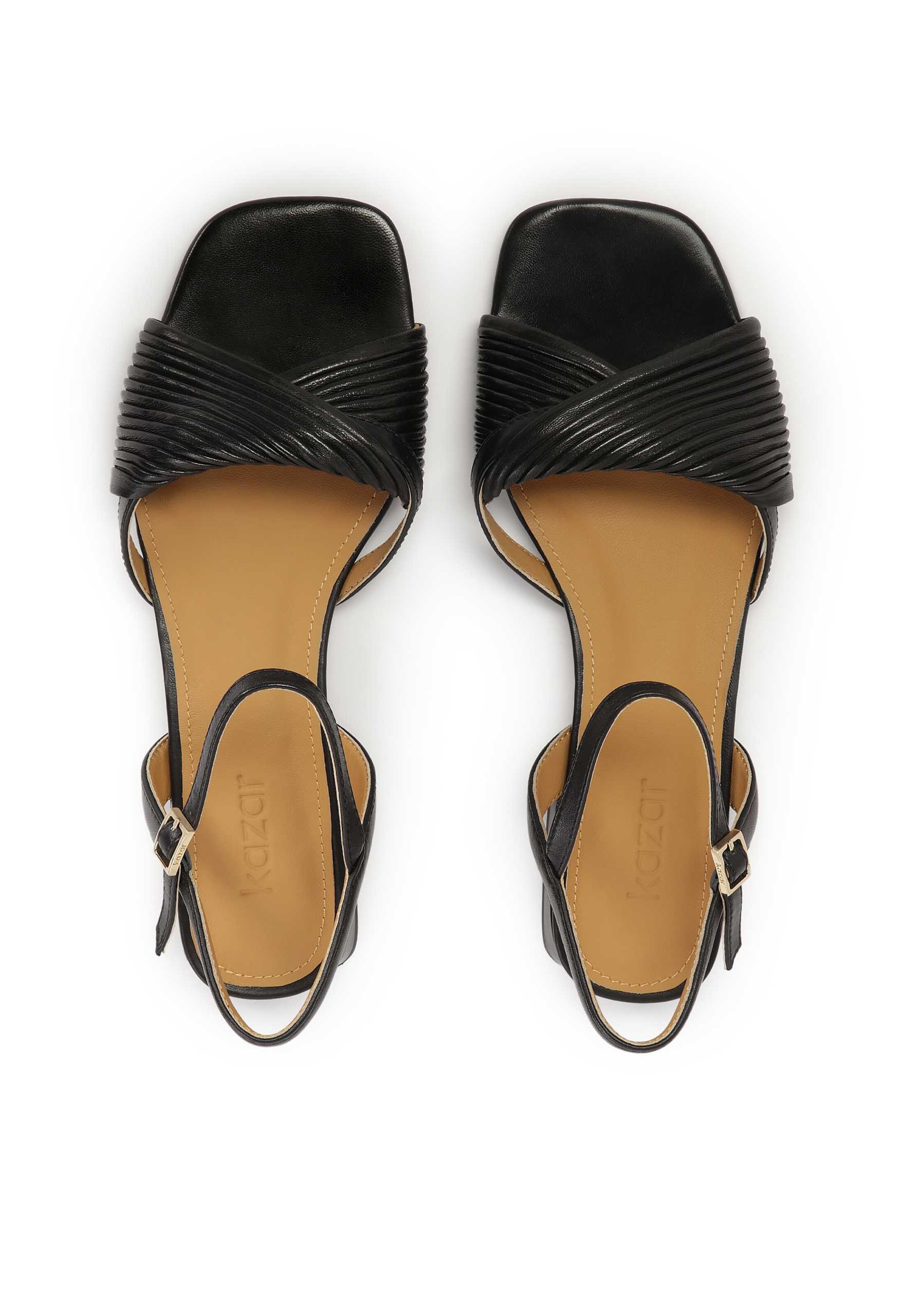 Sandales à lanières Kazar en noir