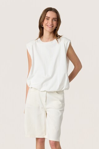 SOAKED IN LUXURY Blouse in Wit: voorkant