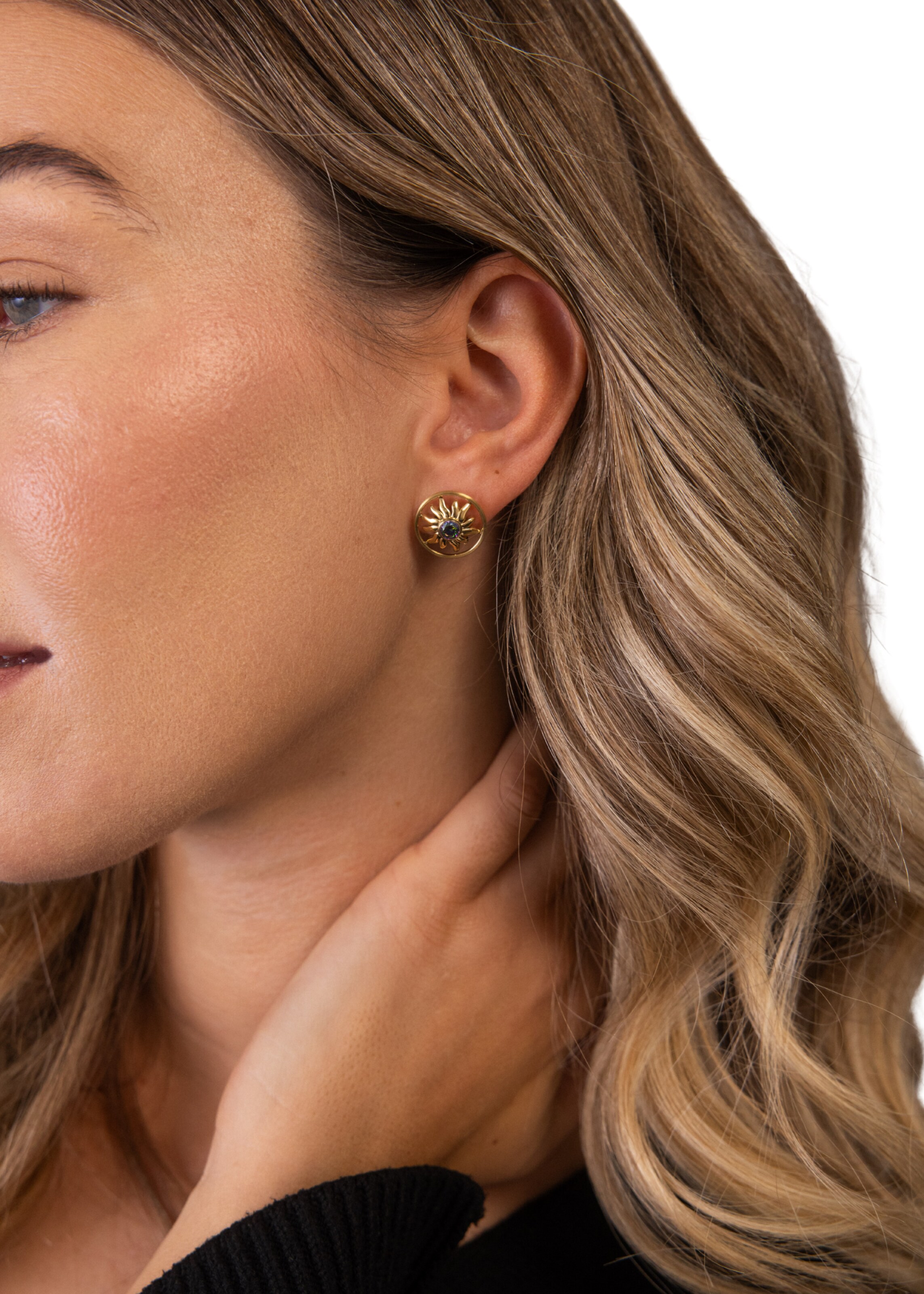 PURELEI - Brincos 'Luana Coin' em ouro
