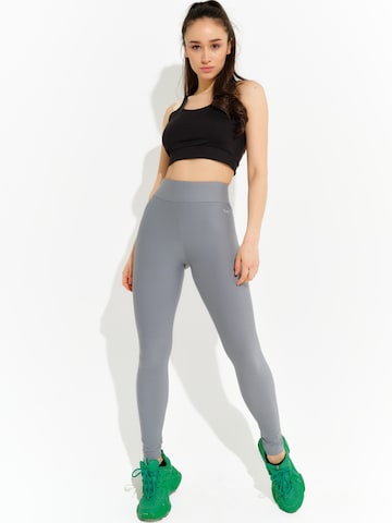 Evoni Skinny Leggings 'Thermo' in Grey