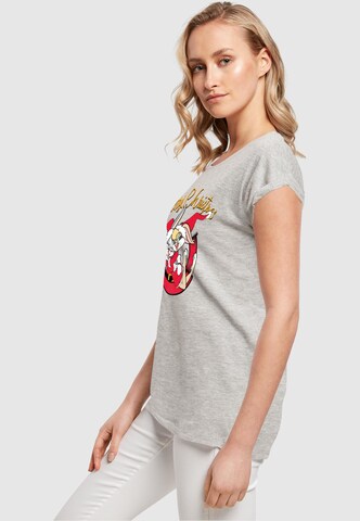 ABSOLUTE CULT Shirt 'Looney Tunes - Lola Merry Christmas' in Grey