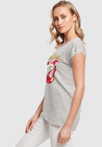 ABSOLUTE CULT Shirt 'Looney Tunes - Lola Merry Christmas' in Grijs