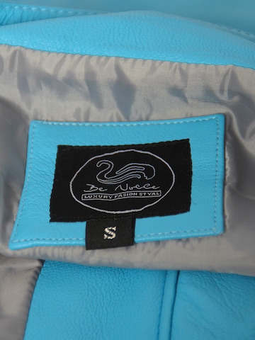 Be  Noble Rock 'Lederrock aus ECHT Leder als Minirock in hellblau'‌‌‌‌‌‌ in Blau