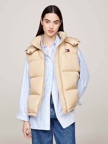 Tommy Jeans Bodywarmer 'Alaska' in Beige: voorkant