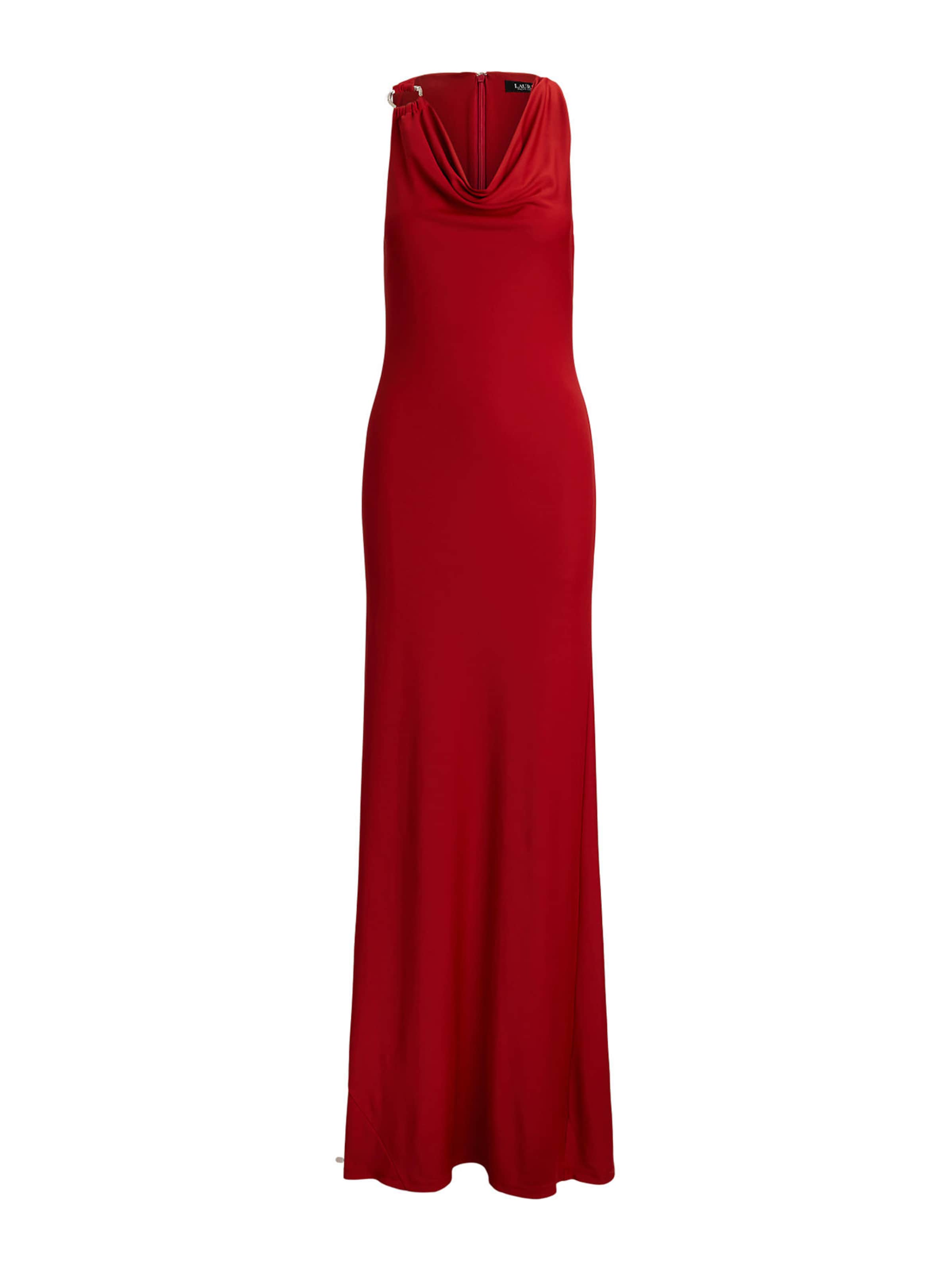 Robe de soirée Lauren Ralph Lauren en rouge : devant