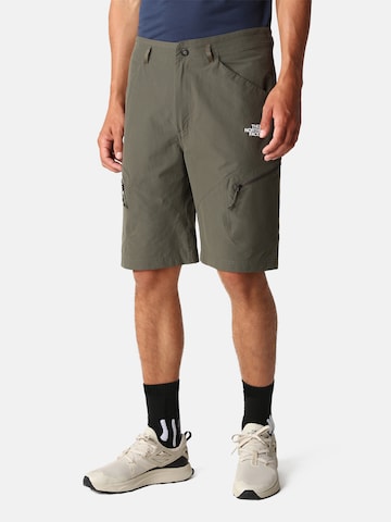 THE NORTH FACE Regular Outdoor trousers 'Exploration' in Green: front