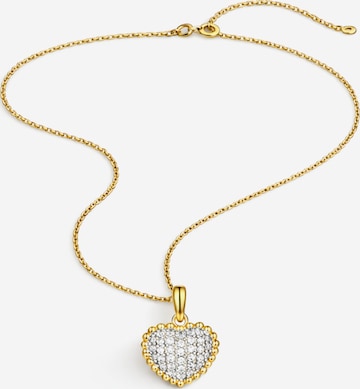 Pure Schmuck Ketting 'Lady Heart' in Goud: voorkant