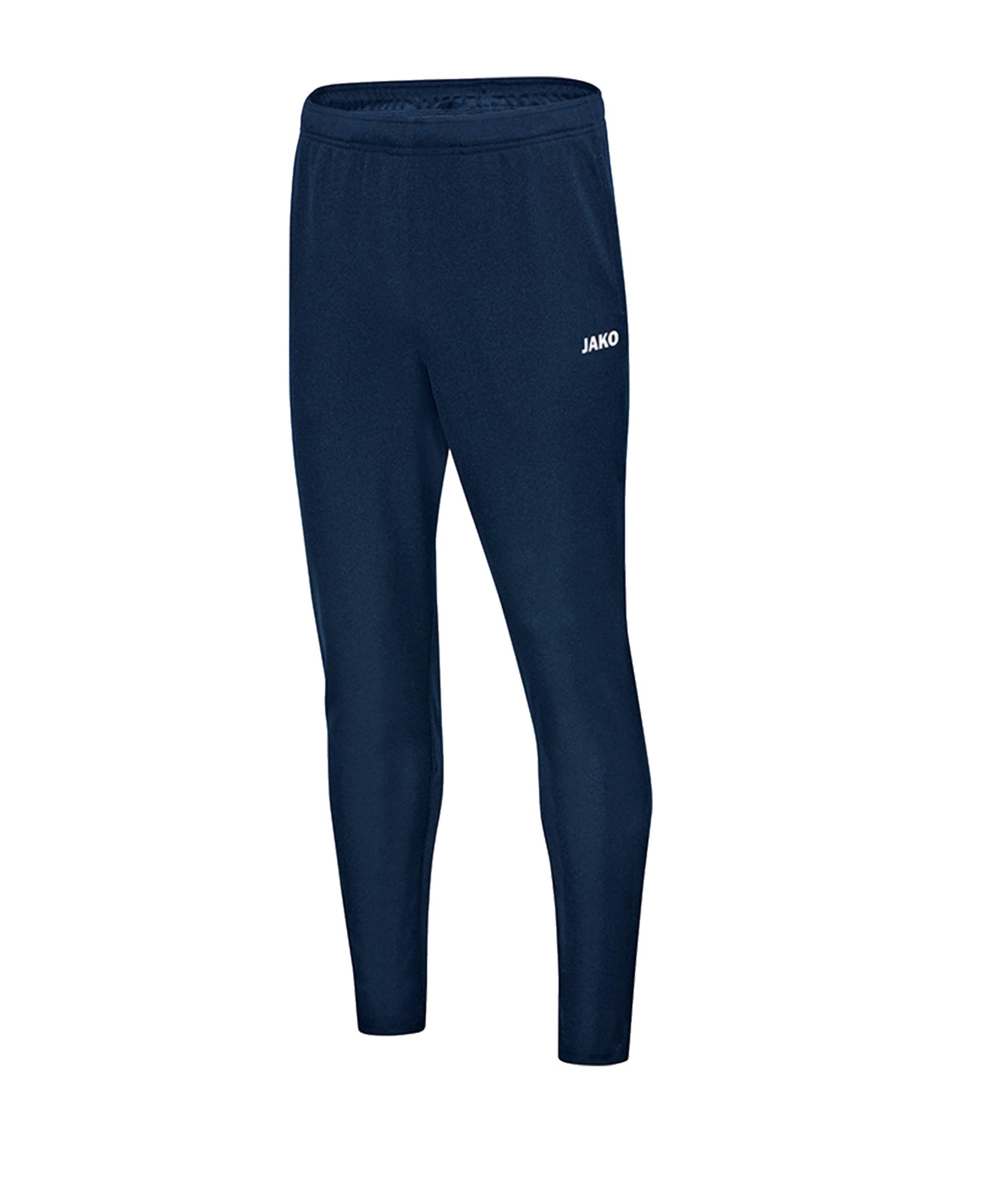 JAKO Slim fit Workout Pants in Blue: front