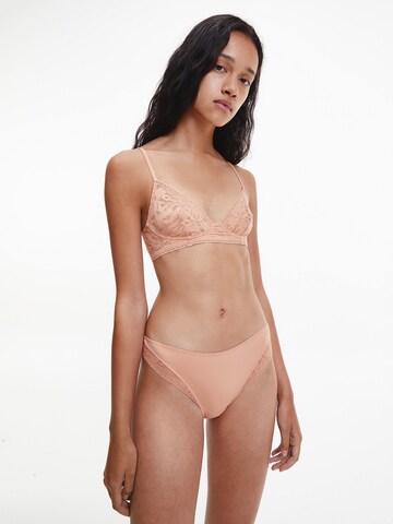 Slip Calvin Klein Underwear en rose : devant