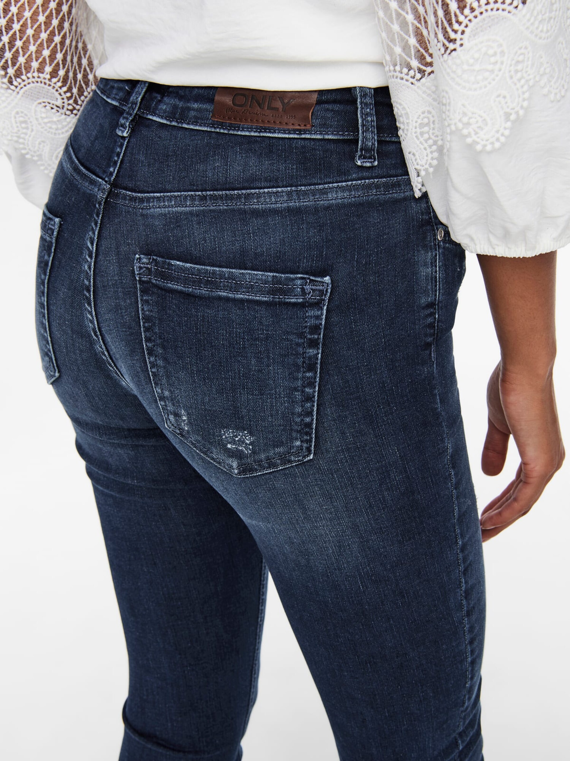 ONLY Baggy Jeans 'Blush' in Blauw