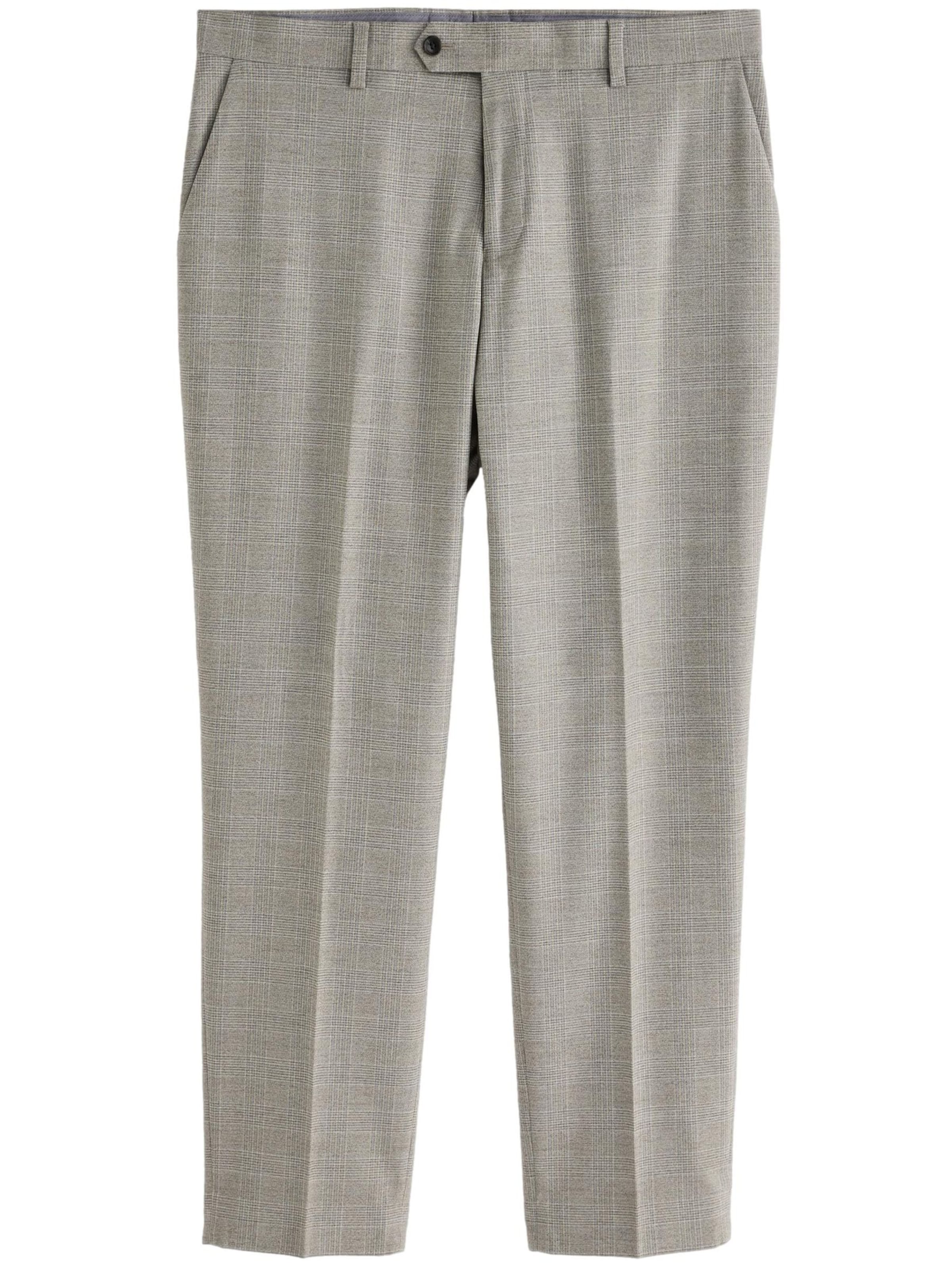 Next Pantalon in de kleur Donkerbeige / Pastelblauw, Productweergave