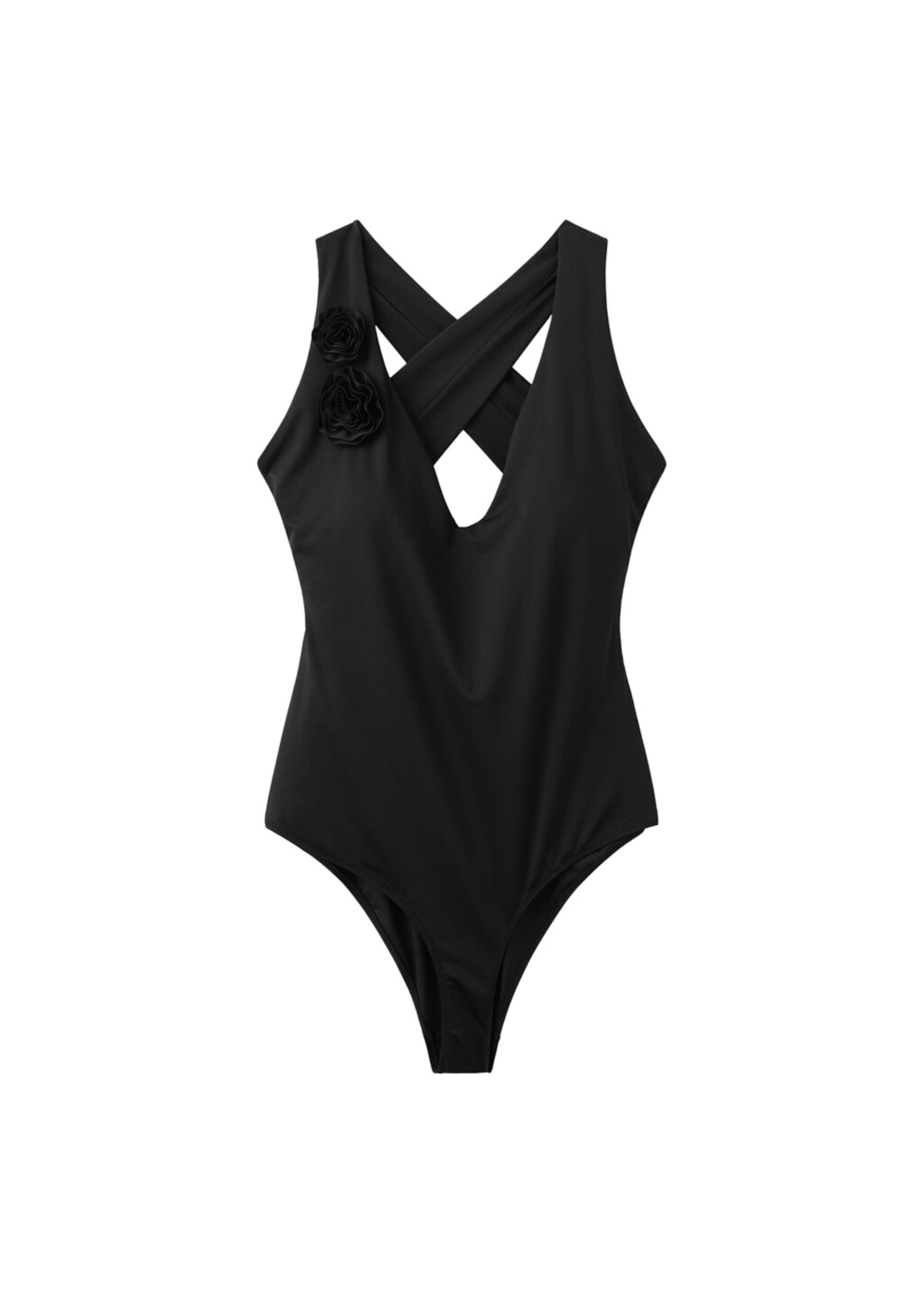 MANGO Badeanzug 'Pompeiap' in schwarz, Produktansicht