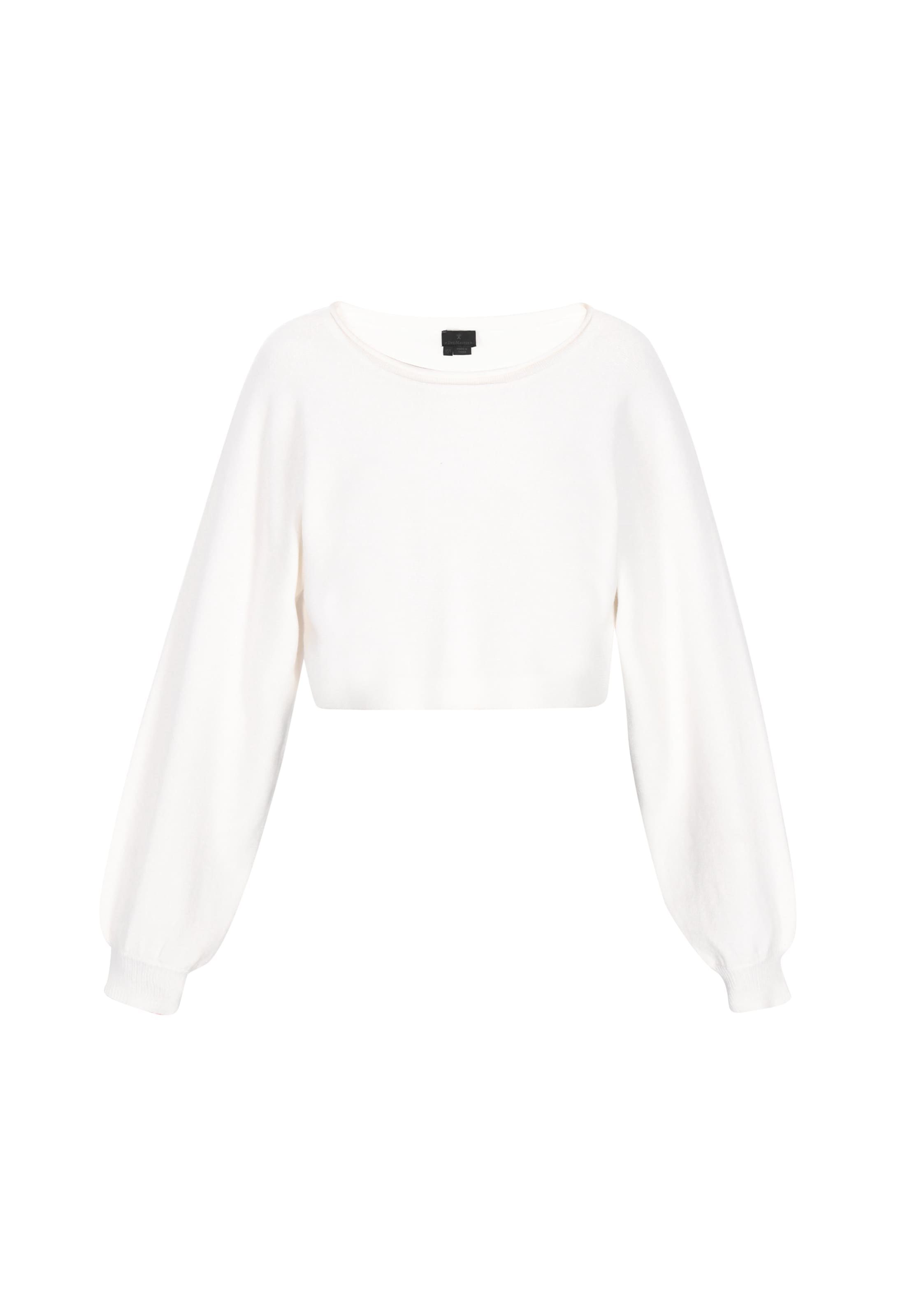 DreiMaster Klassik Pullover in Weiß: Vorderseite