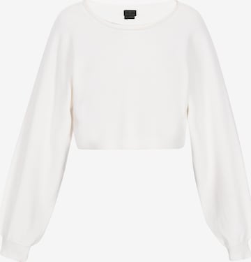 DreiMaster Klassik Trui in Wit: voorkant