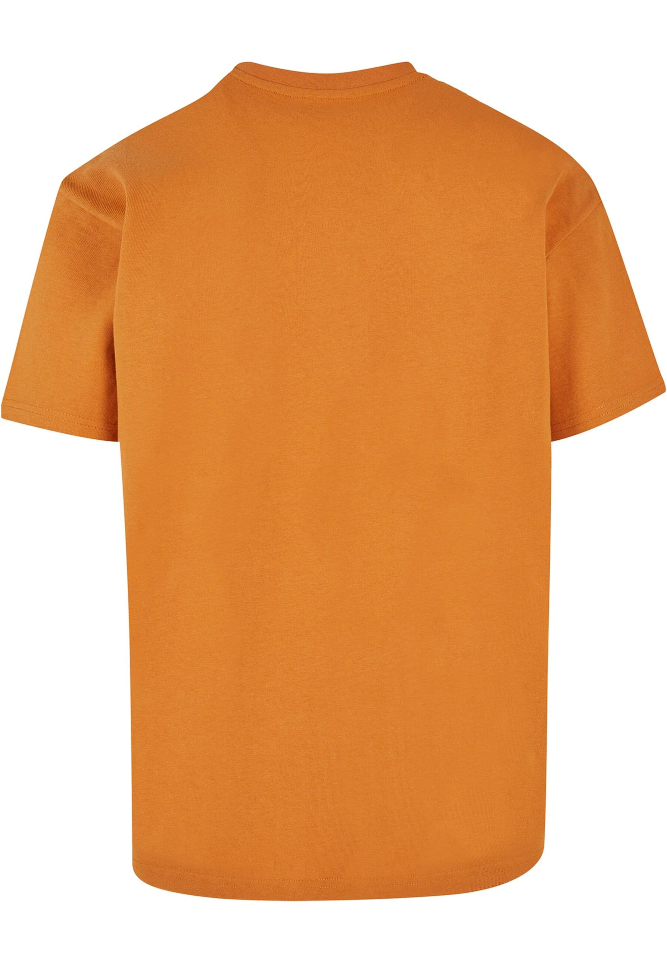 Merchcode Majica 'Barely Awake' | oranžna barva