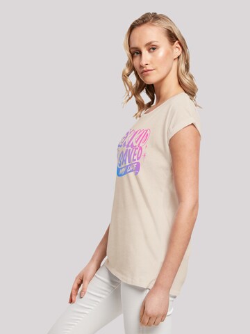 F4NT4STIC Shirt 'Sex Education Sex Kid Blend Netflix TV Series' in Beige