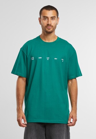 T-Shirt Mister Tee en vert : devant