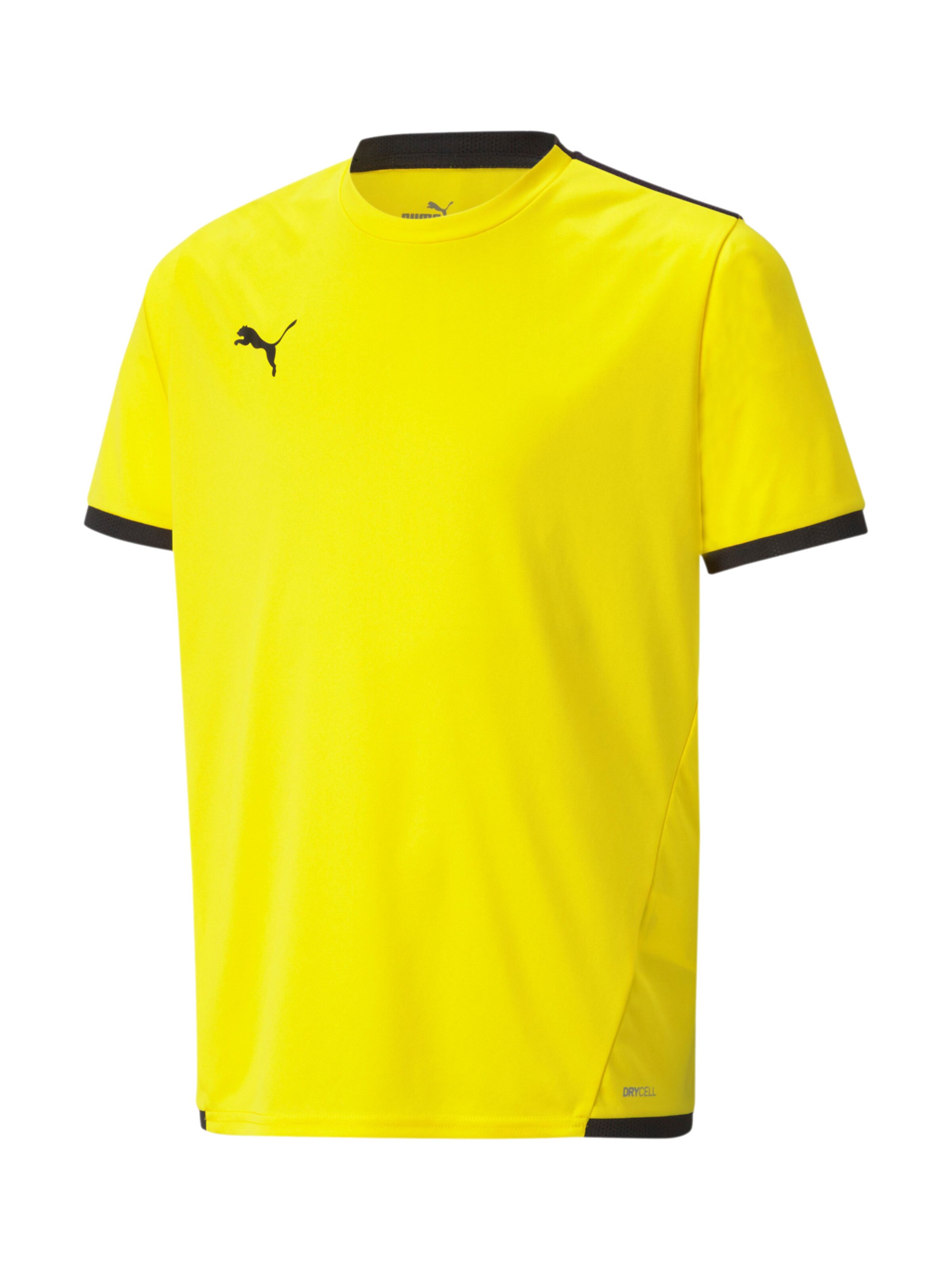 PUMA Performance Shirt in Yellow: front