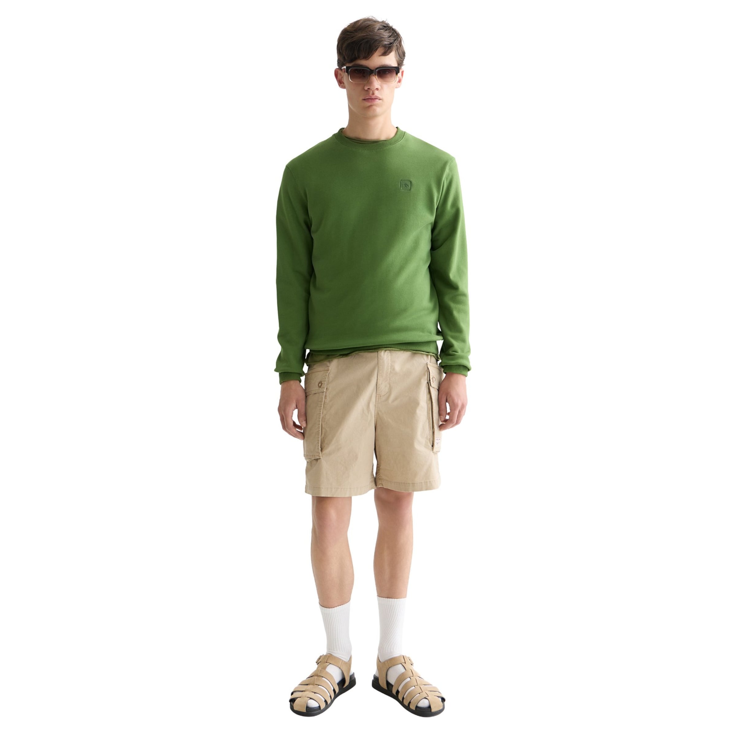 SCOTCH & SODA Sweatshirt in Groen