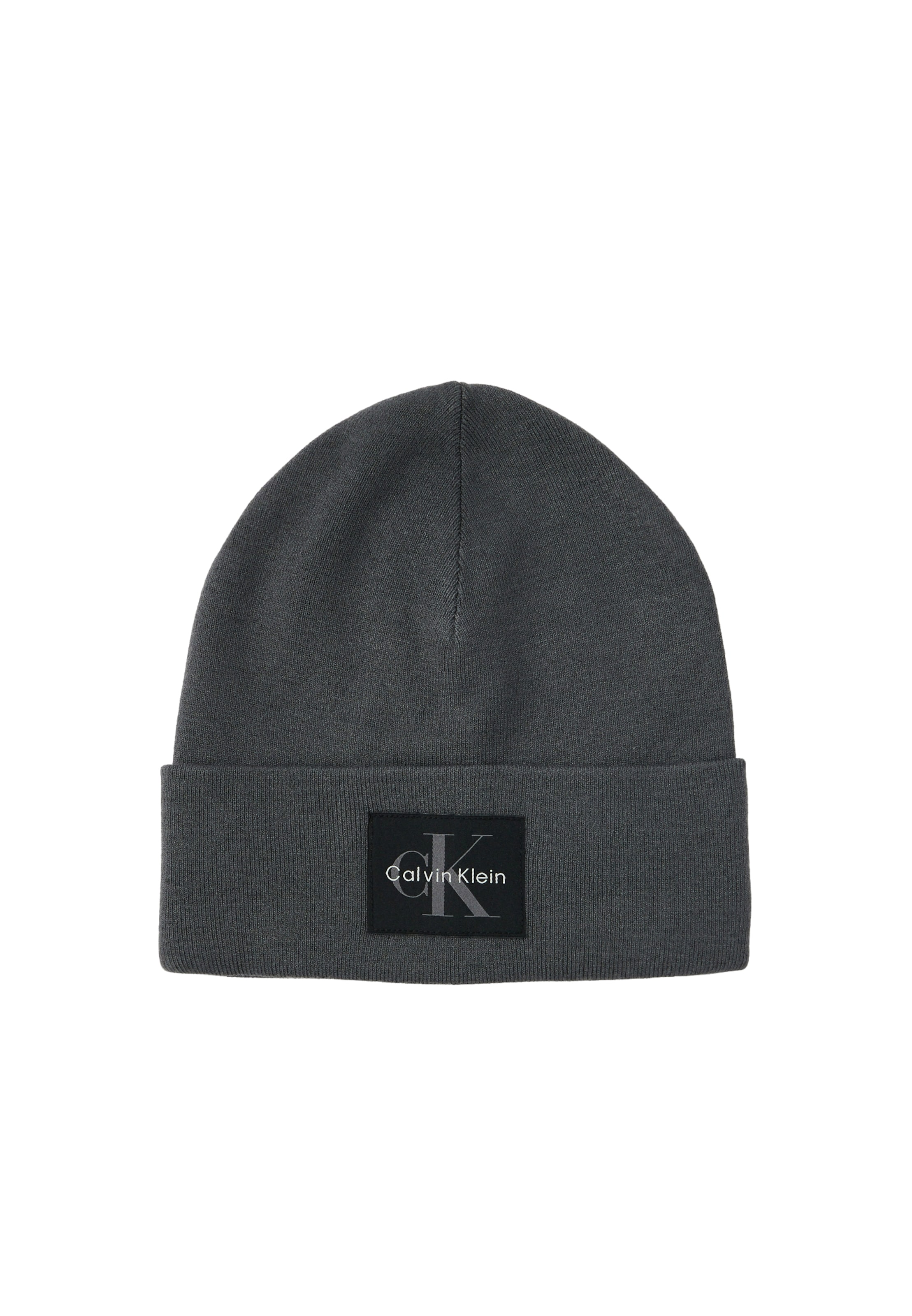Calvin Klein Muts in Grijs: voorkant