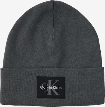 Calvin Klein Muts in Grijs: voorkant