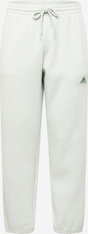 Effilé Pantalon de sport 'Essentials Feelvivid  Fleece Straight' ADIDAS SPORTSWEAR en vert : devant