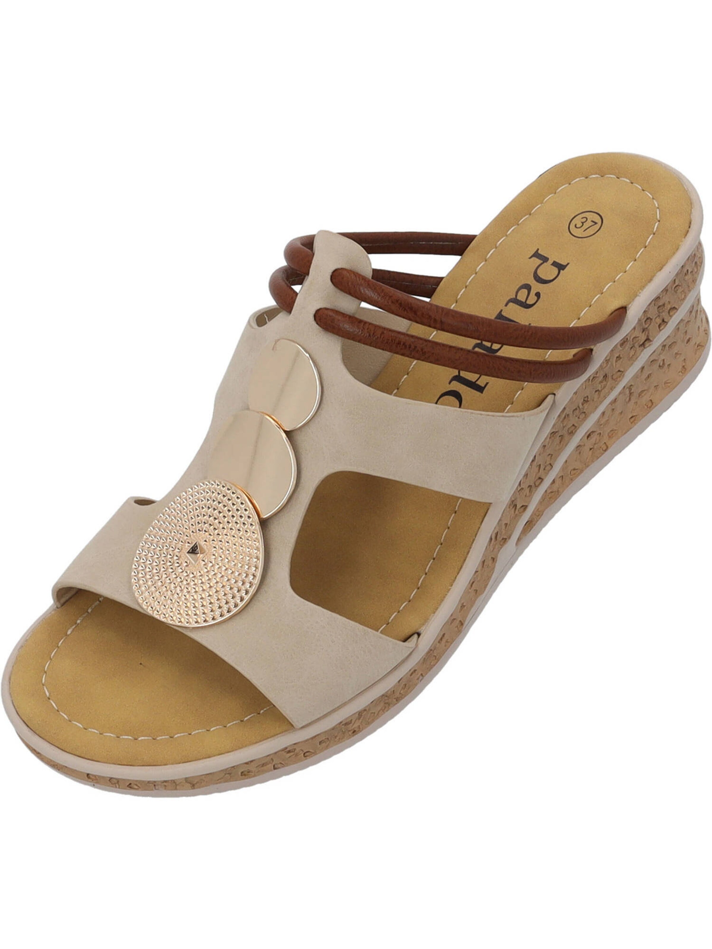 Palado Mule 'Siolma' in Beige: front