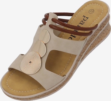 Palado Mules 'Siolma' in Beige: front